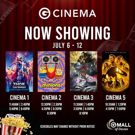 gmall digos cinema showing|Gaisano Mall of Digos Movie Schedule .